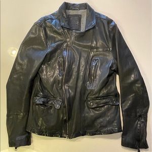 All Saints Spitalfields Jack’s Place Leather Jacket